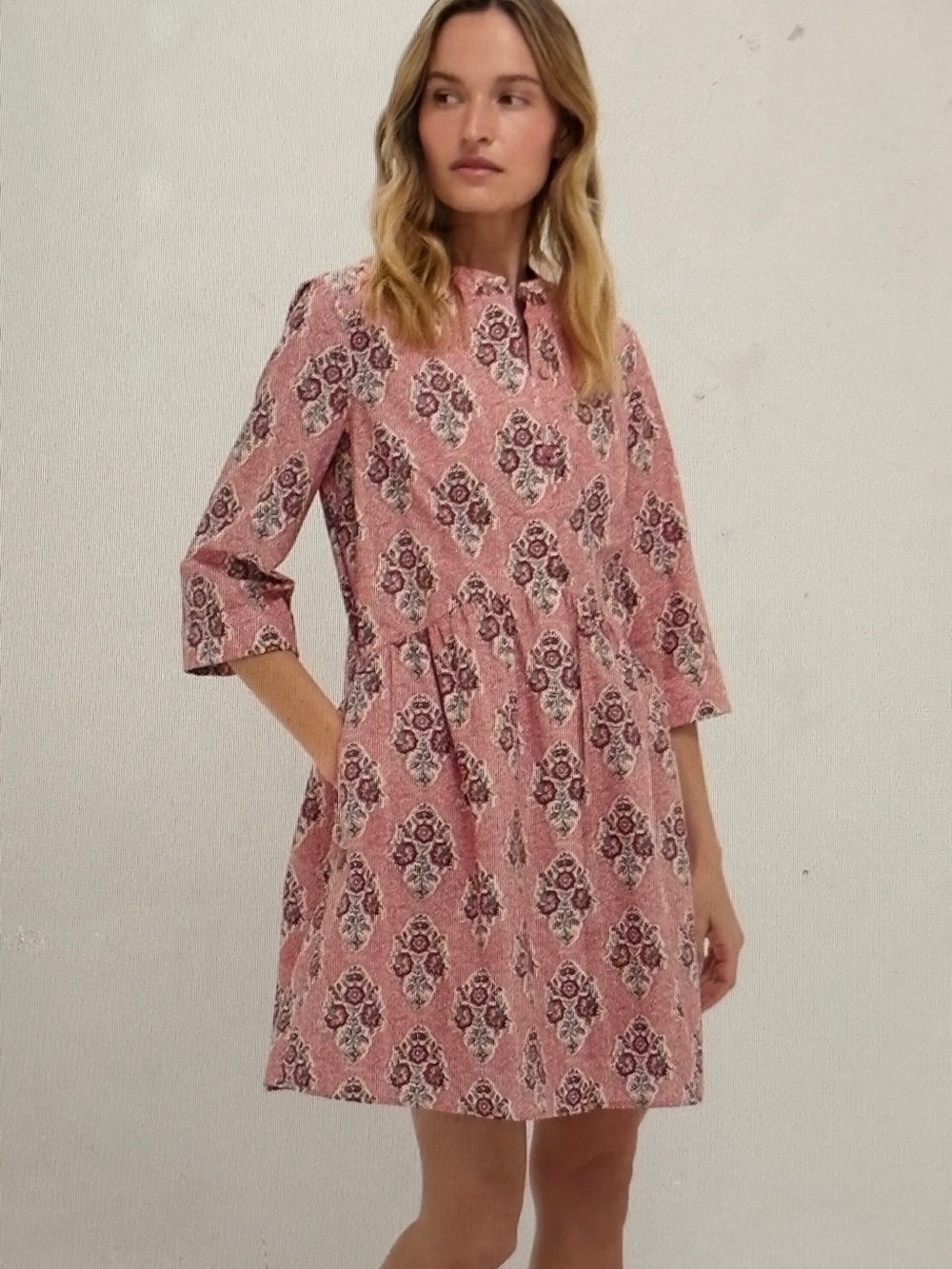 Tuckernuck  Scarlet Sonata royal shirt dress L
